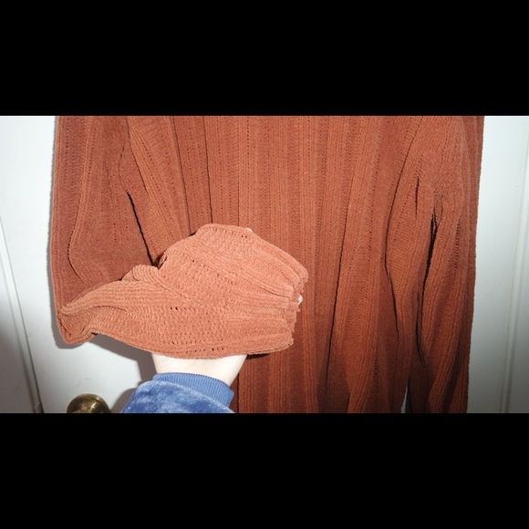 Oversized Orange Sweater Super Soft and Warm!! - Picture 6 of 10